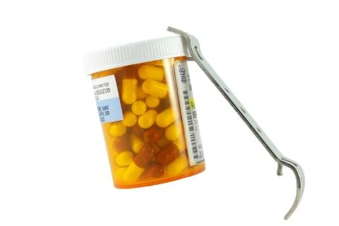 Hard to open medication Stock Photos