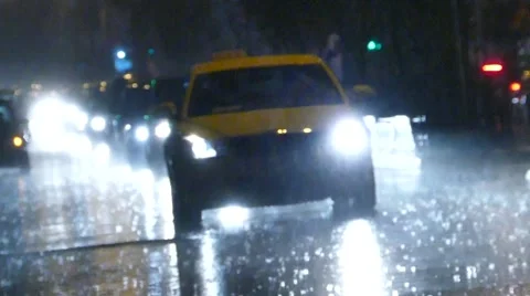 Hard rain Video stock 46222577