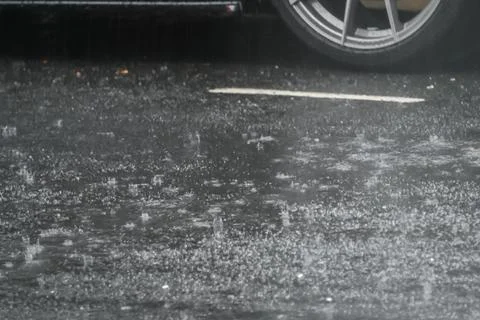Hard rain Stock Photos
