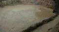 Hard Rain in a small Jungle Village HD Footage
