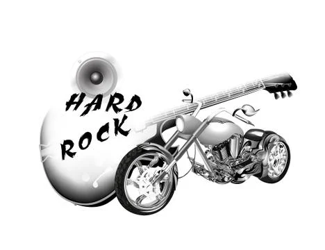 Hard rock Stock Illustration