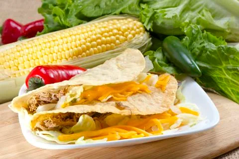 Hard shell tacos Stock Photos