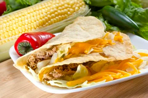 Hard shell tacos Stock Photos
