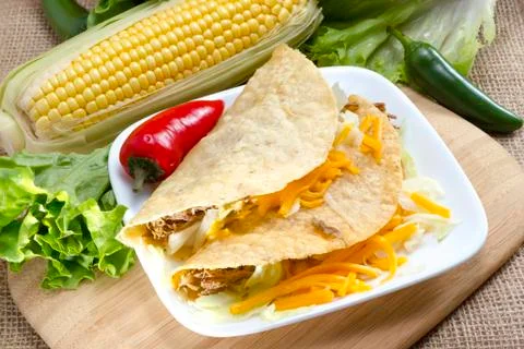 Hard shell tacos Stock Photos