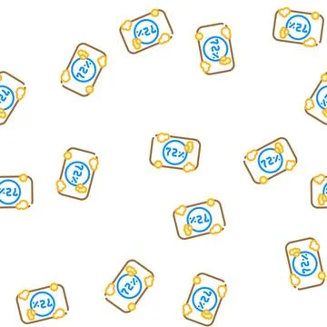 Hard soap household vector seamless pattern Stock Illustration