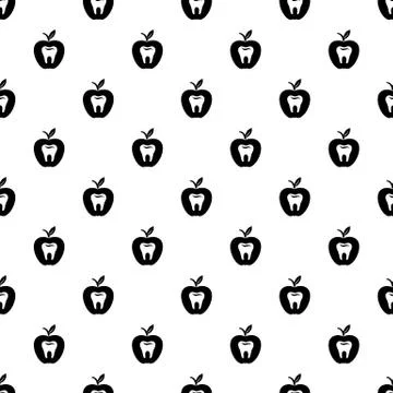 Hard tooth icon, simple style Stock Illustration
