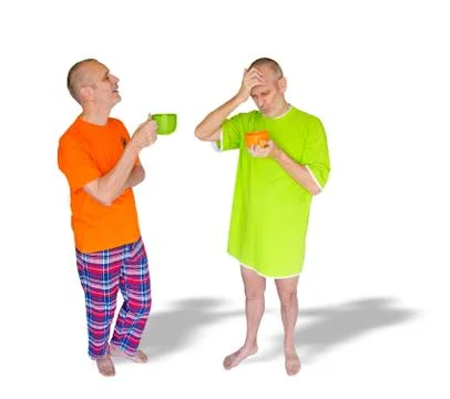 Hard wake-up 写真素材