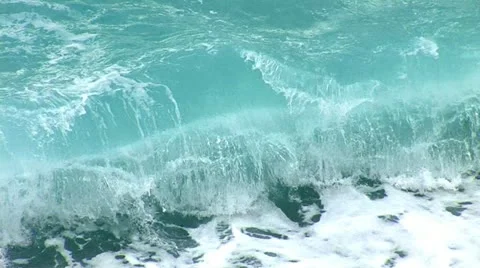Hard waves 1 Stock Footage 11874435