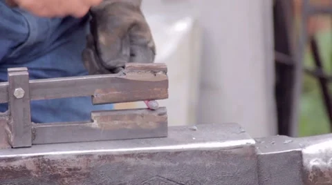 Hard work for Blacksmith Stock Footage 7768109