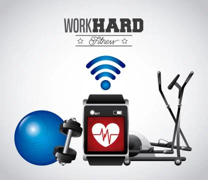 Hard work design Stock Illustration