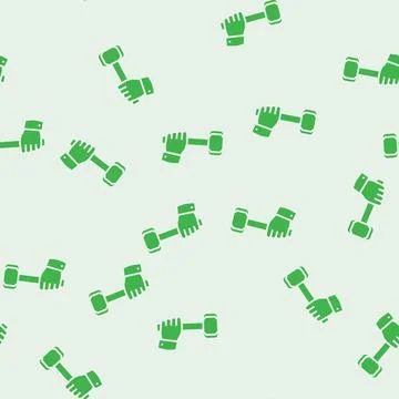 Hard work hammer succes challenge glyph seamless pattern Stock Illustration