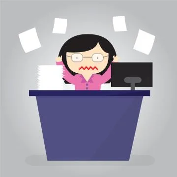 Hard work Illustrazione stock