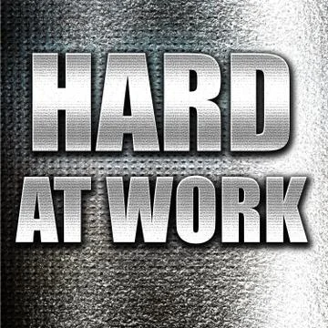 Hard at work Stock Illustration