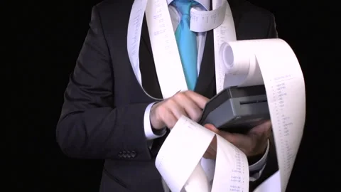 Hard Working Accountant  Stock Footage 210178552