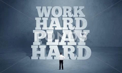 Hard working motivation for business person Stock Photos