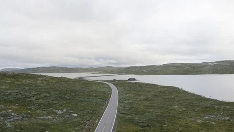 The Hardangervidda Mountain Area Stock Footage 84458647