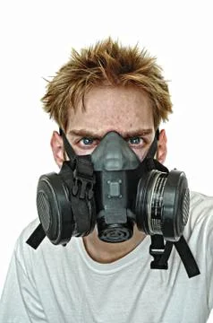 Hardcore gasmask Stock Photos