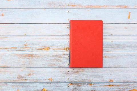 Hardcover book on the table Stock Photos