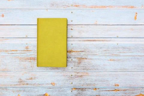 Hardcover book on the table Stock Photos