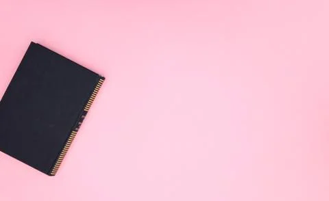 Hardcover book on the table Stock Photos