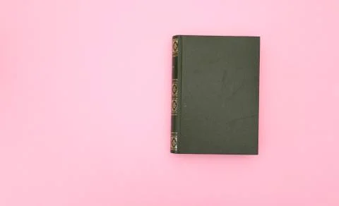 Hardcover book on the table Stock Photos