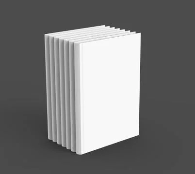 Hardcover book template Stock Photos