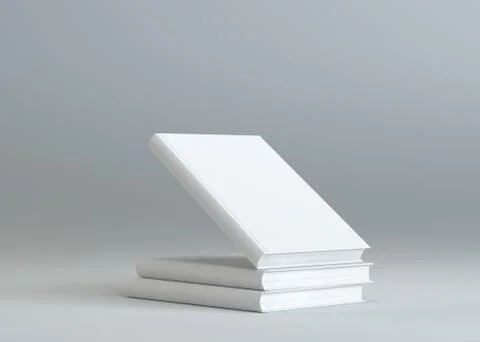 Hardcover Books Mock-Up Stock Illustration