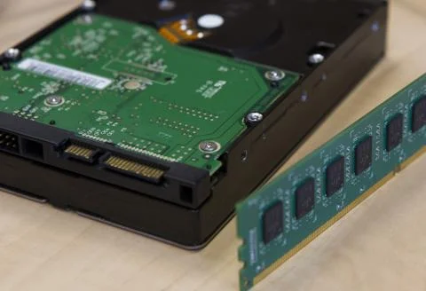 Harddisk and Memory Stock Photos