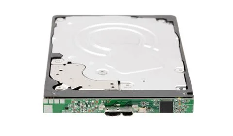 Harddisk isolated on white background Foto stock