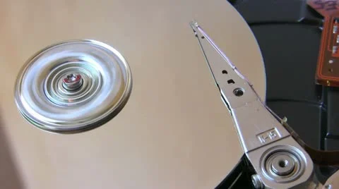 Harddrive Seeking Video stock 20496943