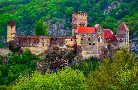 Hardegg Castle in Austria Stock-Fotos