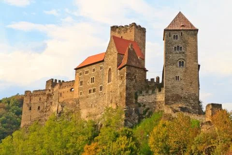 Hardegg castle, lower austria Stock Photos