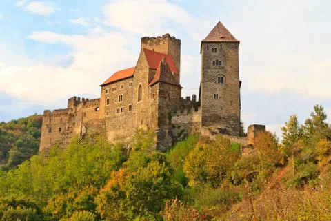 Hardegg castle, lower austria Stock Photos