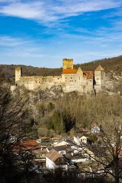 Hardegg castle in north Austria Foto stock