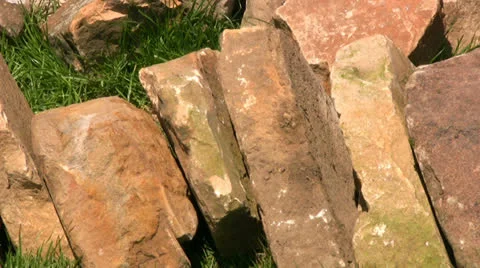 Hardian's Wall repairs pull back Video stock 22496526