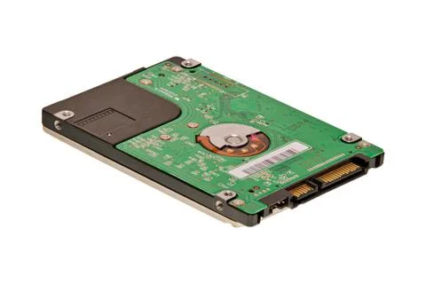 Hardisk for notebook on a white background Stock Photos