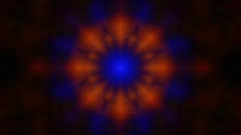 Hardlight kaleidoscope paint Stock Footage 32597802
