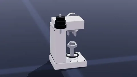 Hardness tester materials 3d loop 3D animation seamless loop Video stock 341781725