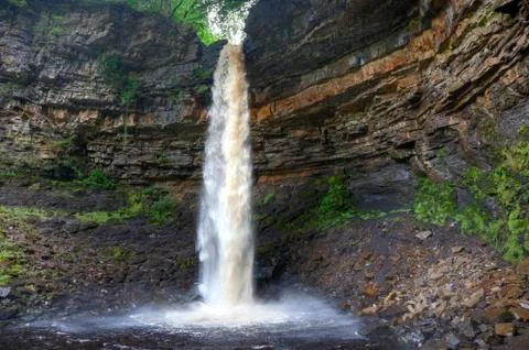 Hardraw force, yorkshire Stock Photos
