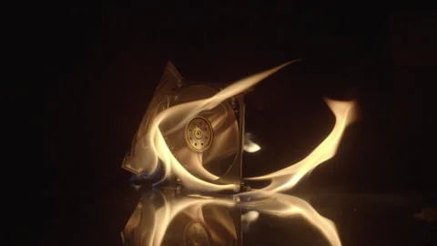 Hardrive burning 60 Stock Footage 263927690