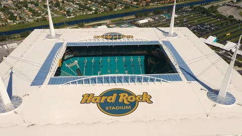 Hardrock Stadium Vídeos de archivo 124570705
