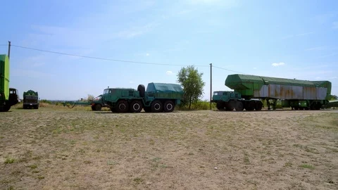 Hardships for Soviet intercontinental missiles Stock Footage 127287528