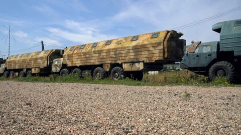 Hardships for Soviet intercontinental missiles 스톡 동영상 129496331