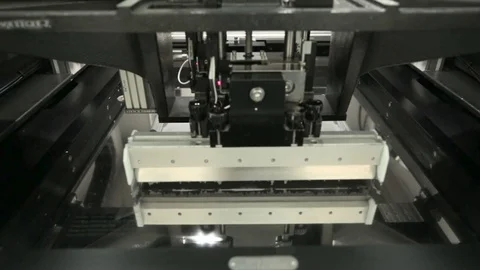 Hardware For Assembly Of Electronic Printed Circuit Boards Of Chips Stock Footage 80921392