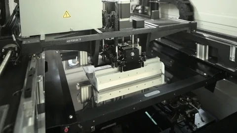 Hardware For Assembly Of Electronic Printed Circuit Boards Of Chips Stock Footage 80921553