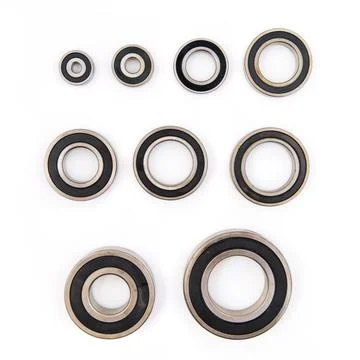 Hardware elements over isolated white background Fotos Stock