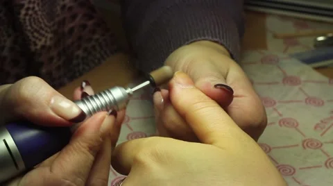 Hardware Manicure, Hand Washing Stock Footage 62864283