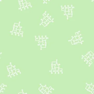 Hardware model neural network line seamless pattern 스톡 일러스트