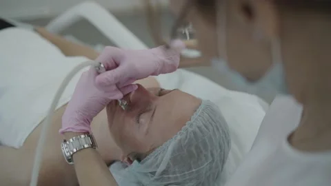 Hardware procedures in the cosmetologist's office Stock Footage 166169938