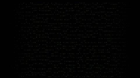 Hardware Programming Machine Code Digital Signal Matrix Concept. Stock Footage 205311560